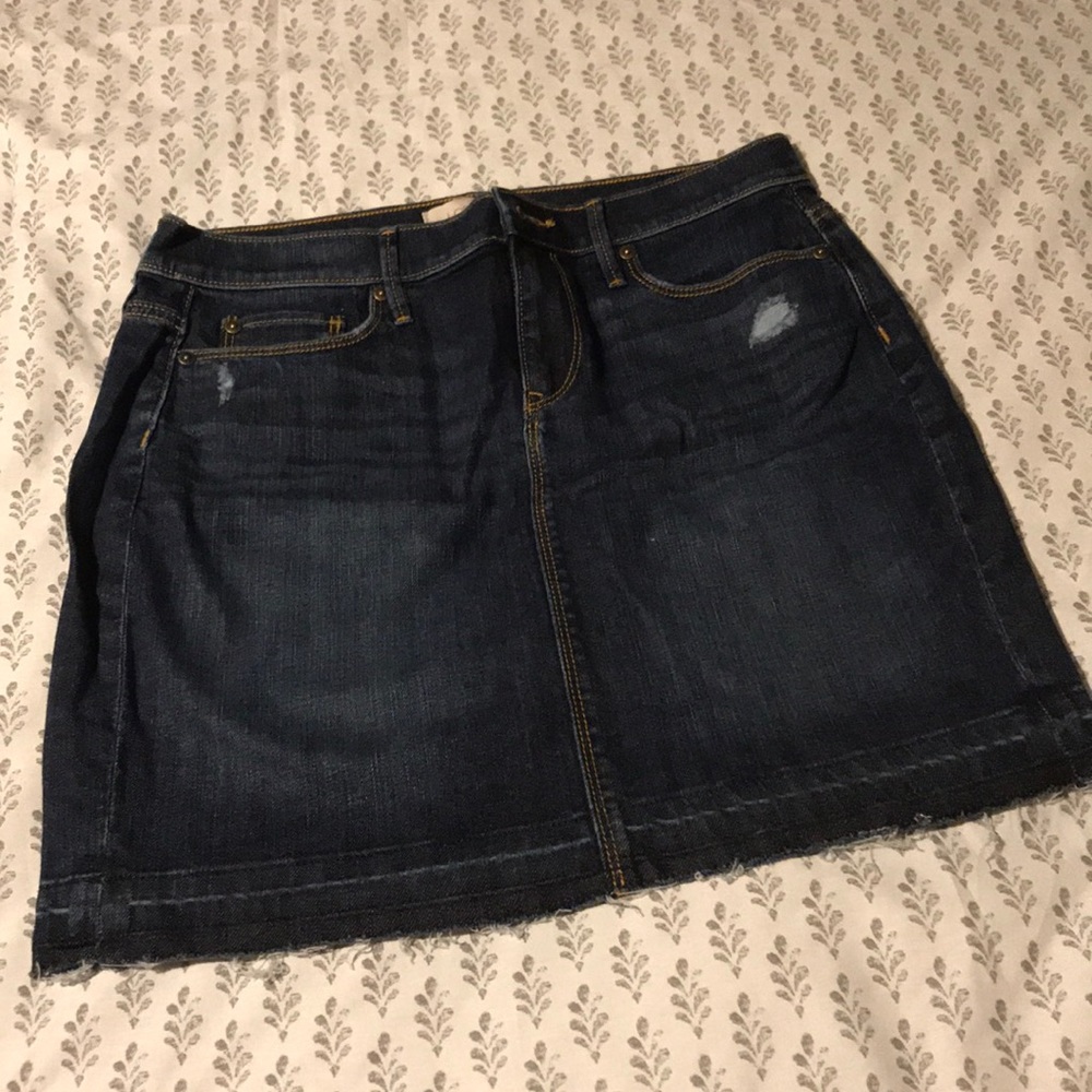 NWOT Loft Jean Skirt